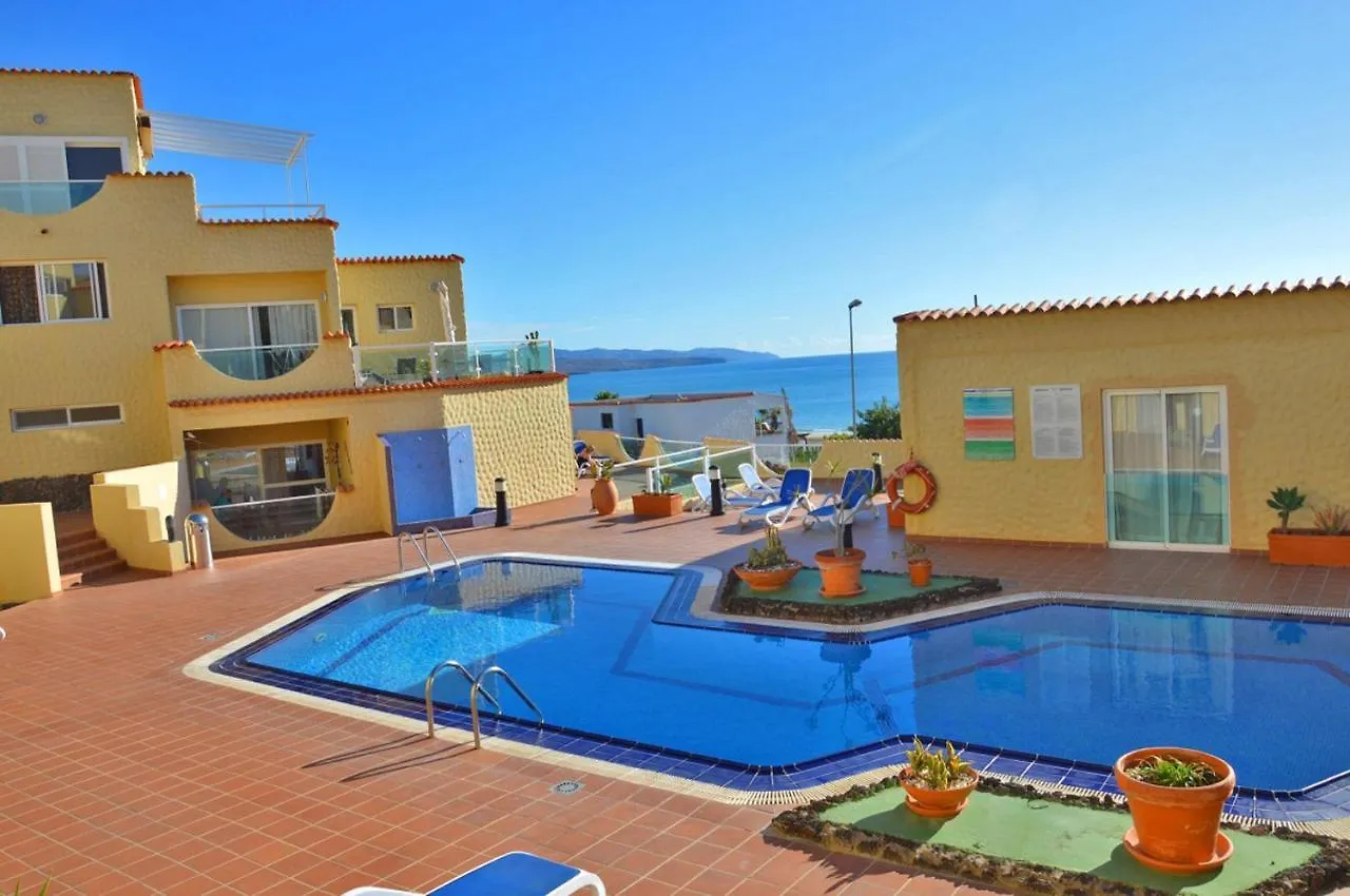 Appartement Ferienwohnung Playa 2 - Pool - Meerblick - 50M Strand - Wifi Costa Calma